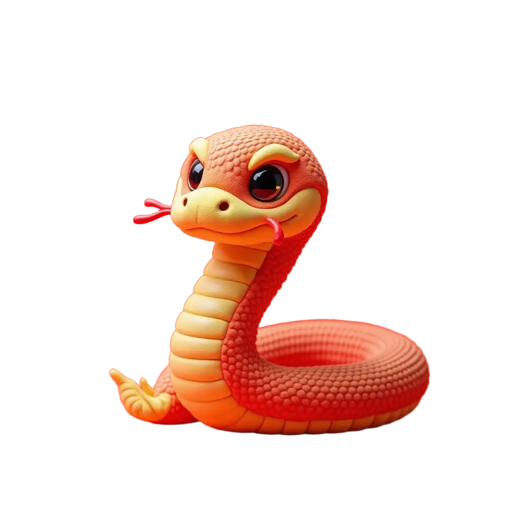 Cute Cartoon Snake